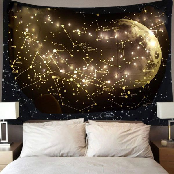 Tapestry with best sale fairy lights